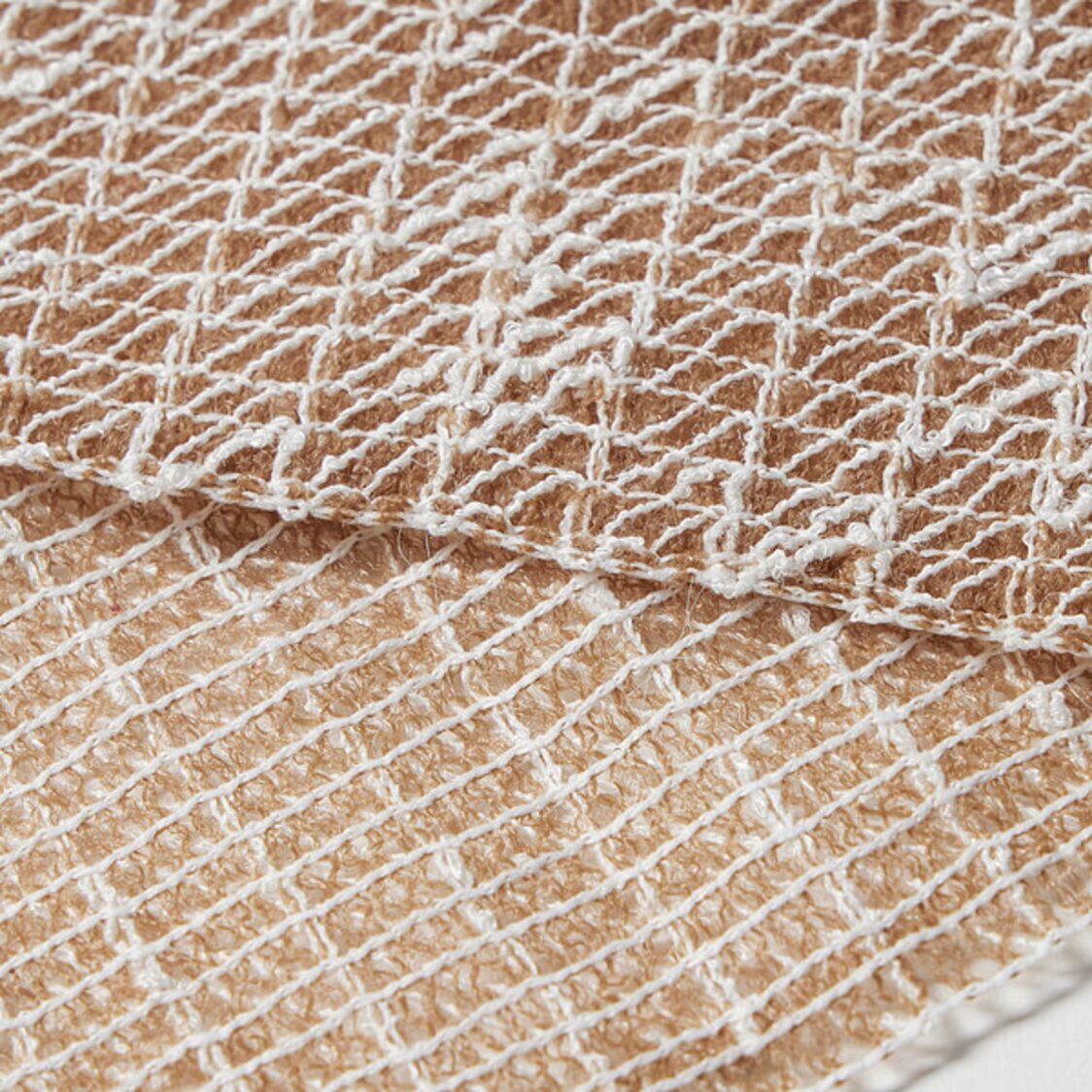 Jaju Cotton Linen Shower Towel Dark Beige