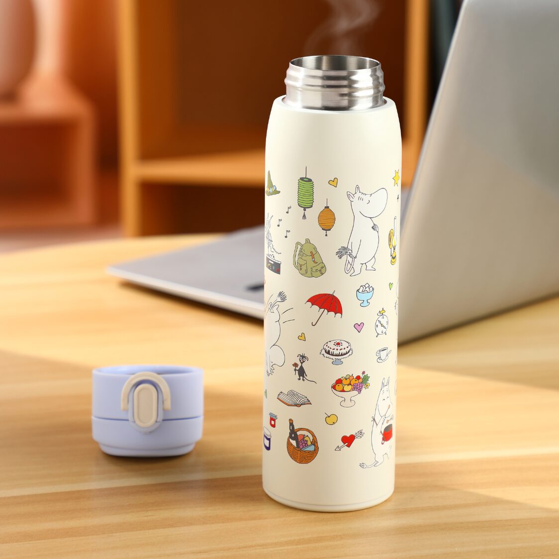 VIPO x Moomin Vacuum Cup 480ml - Happy Time MM37431