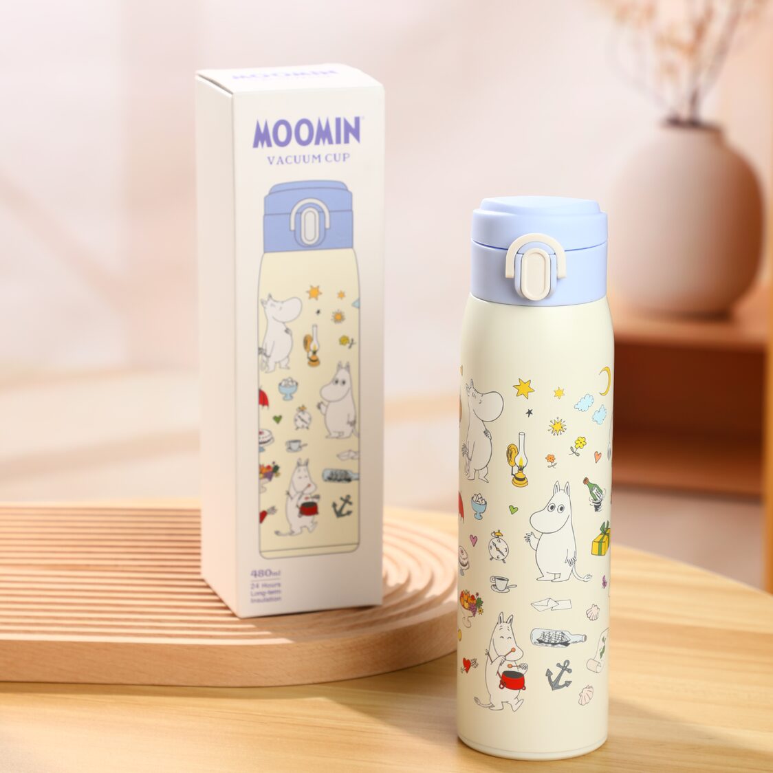 VIPO x Moomin Vacuum Cup 480ml - Happy Time MM37431
