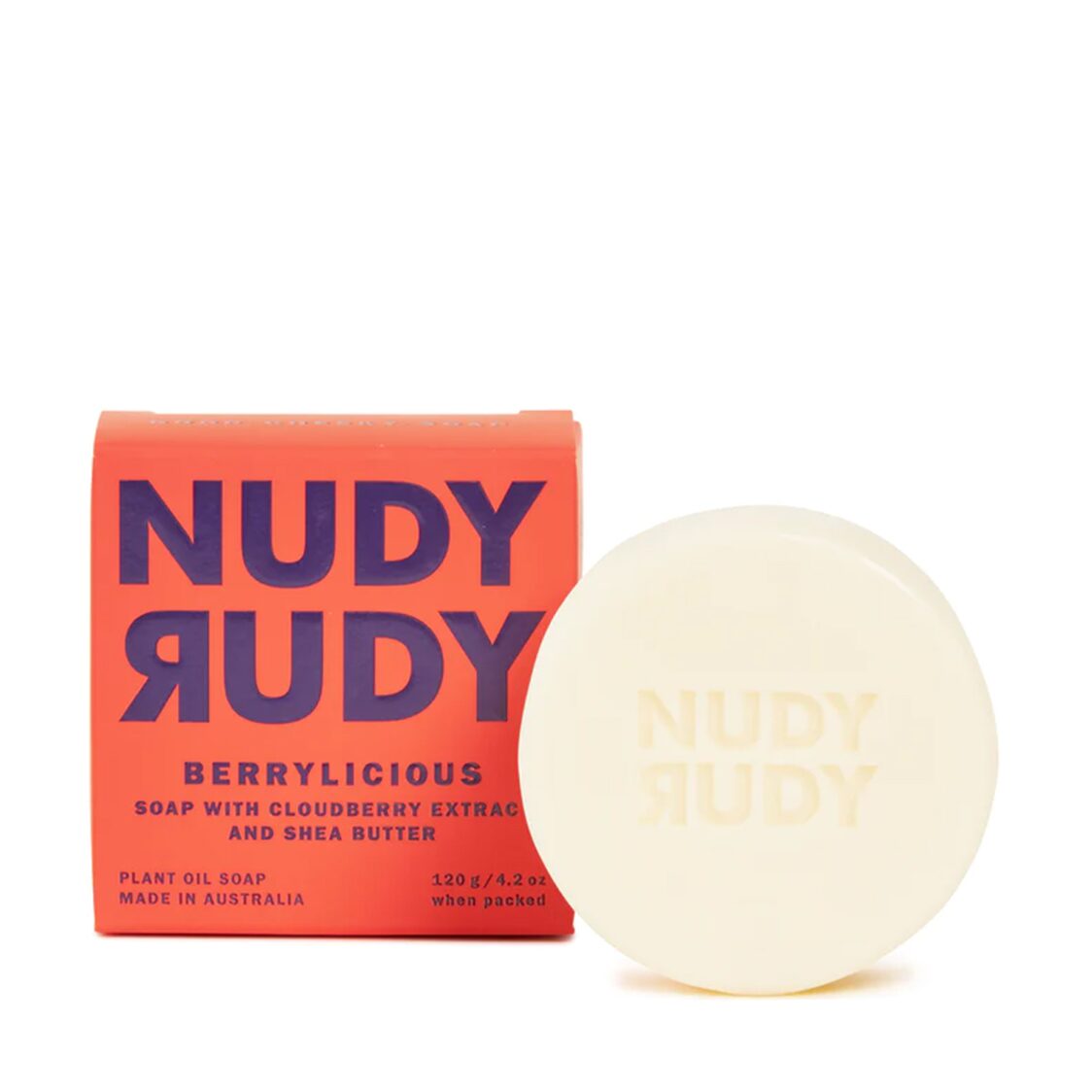 Nudy Rudy Berrylicious Soap Bar 150g