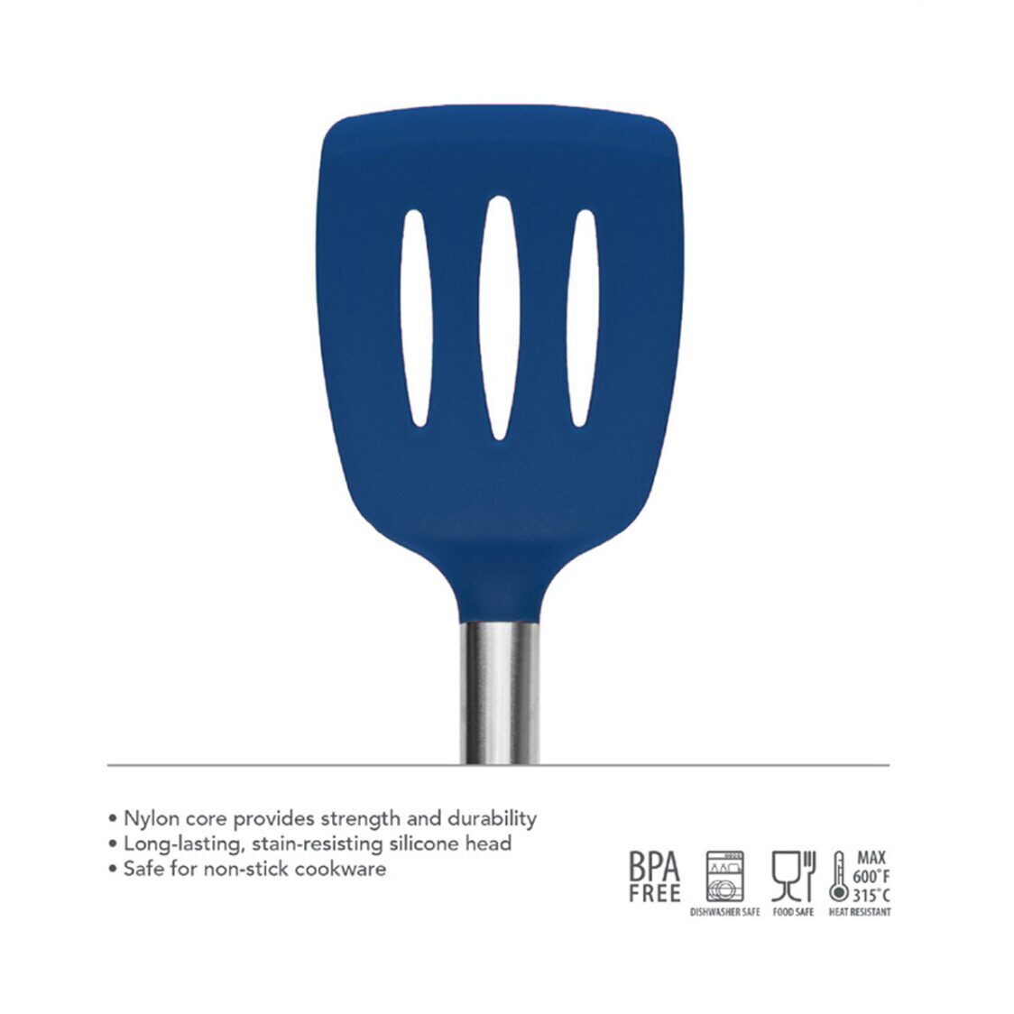 Tovolo Elements SS Handled Slotted Turner