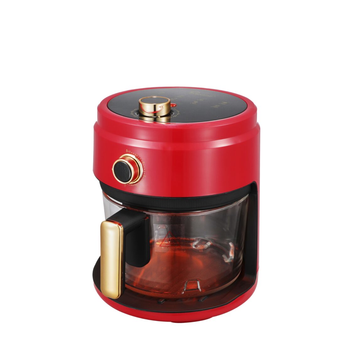 La Gourmet 4L Glass Air Fryer - Red (LGELAF410757) + Free Shogun Cleaver 7Inch (Worth $69.90)