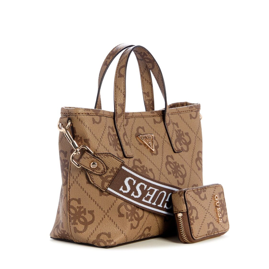 Guess Latona II Mini Tote - Latte Logo