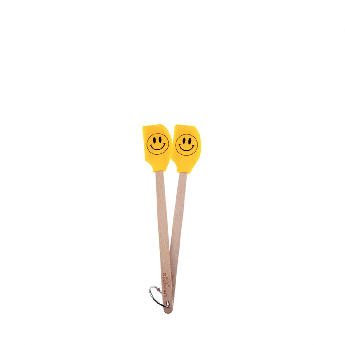 Tovolo Spatulart Smiley Face Set Of 2 Mini Spatulas Sun Ray