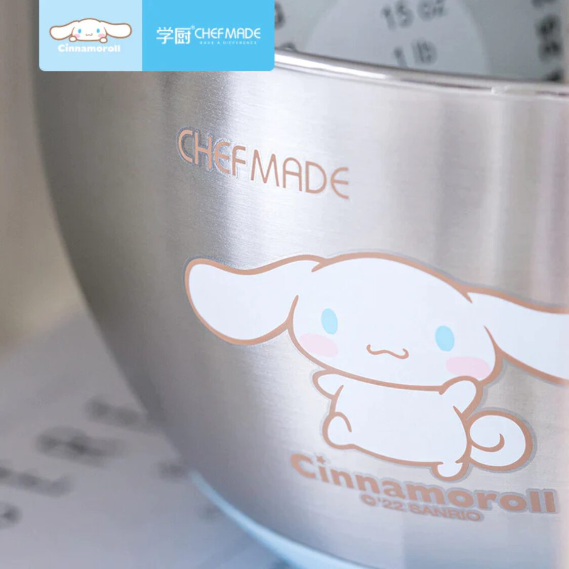 Chefmade Stainless Steel Mixing Bowl D20xH12cm Cinnamoroll (1898cm-CL5008)