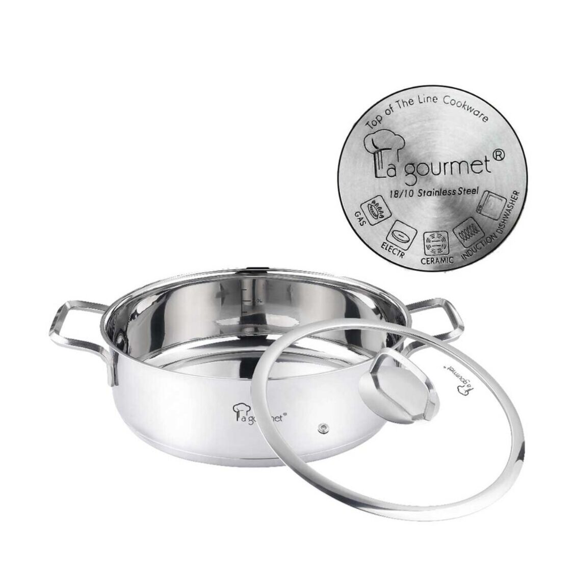 La Gourmet Nova Cuisine Stainless Steel Cooking Set LGNE422941
