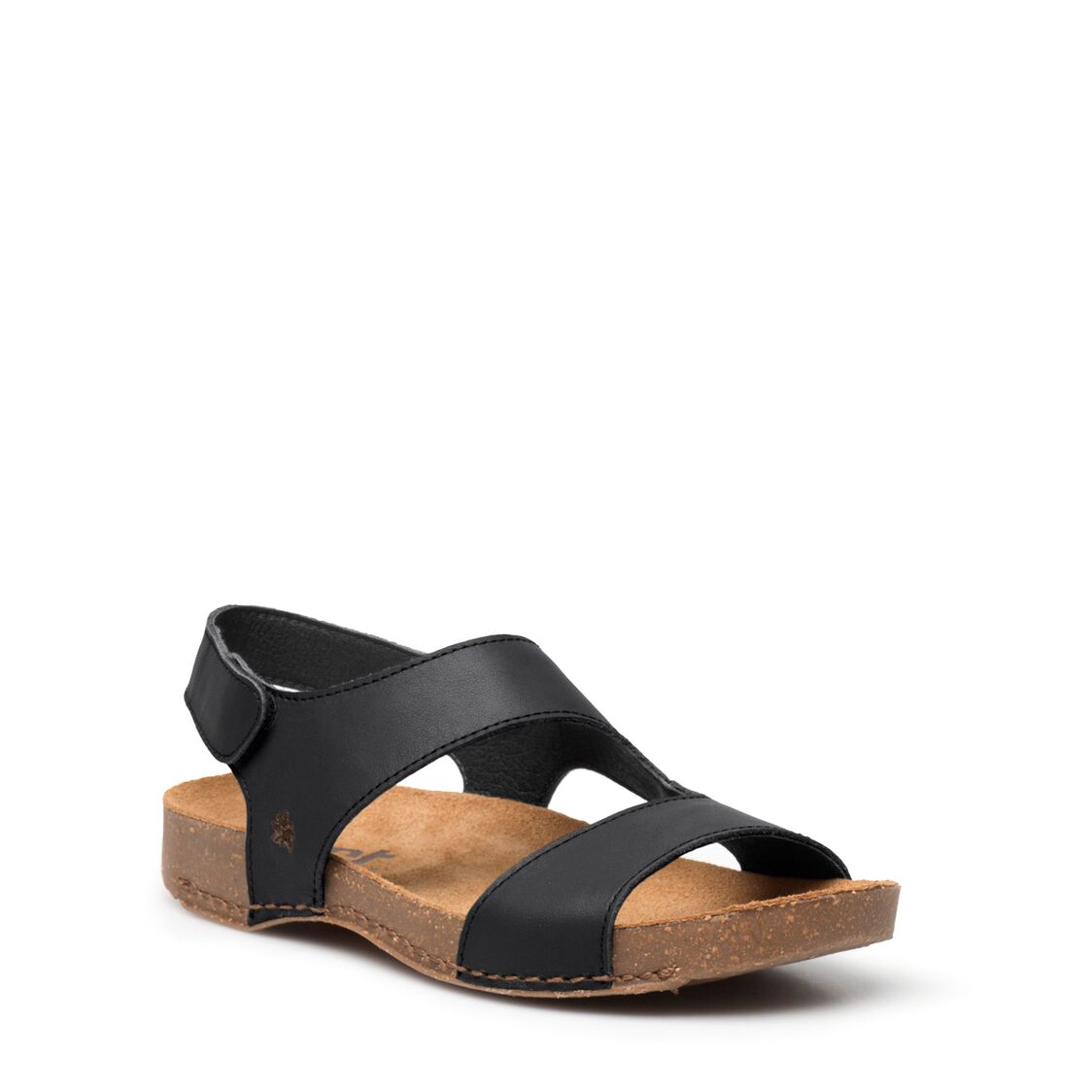 ART Nappa Black Side Strappy Sandal
