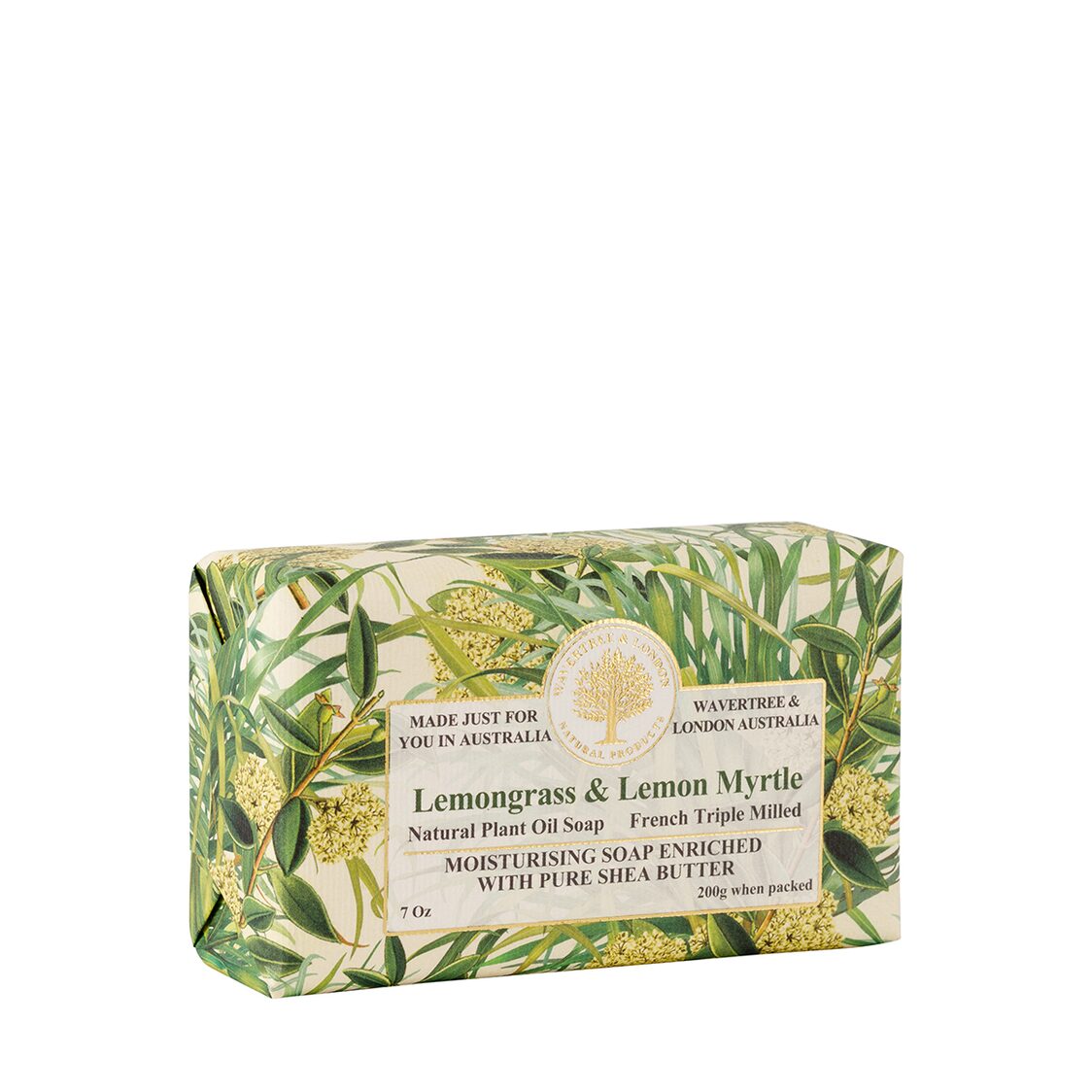 Wavertree & London Lemongrass & Lemon Myrtle Soap Bar 200g