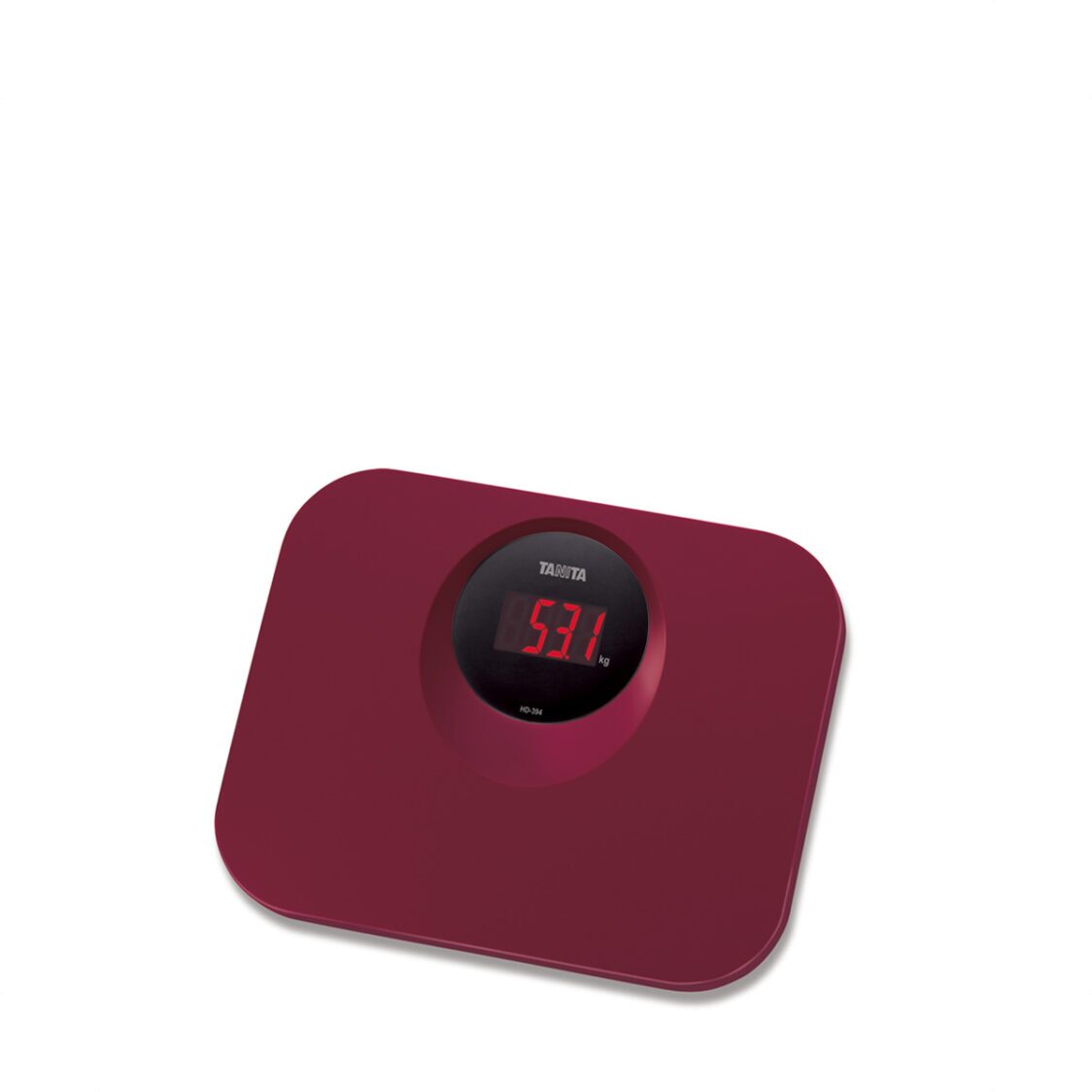 Tanita Digital Bathroom Scale Wine Red