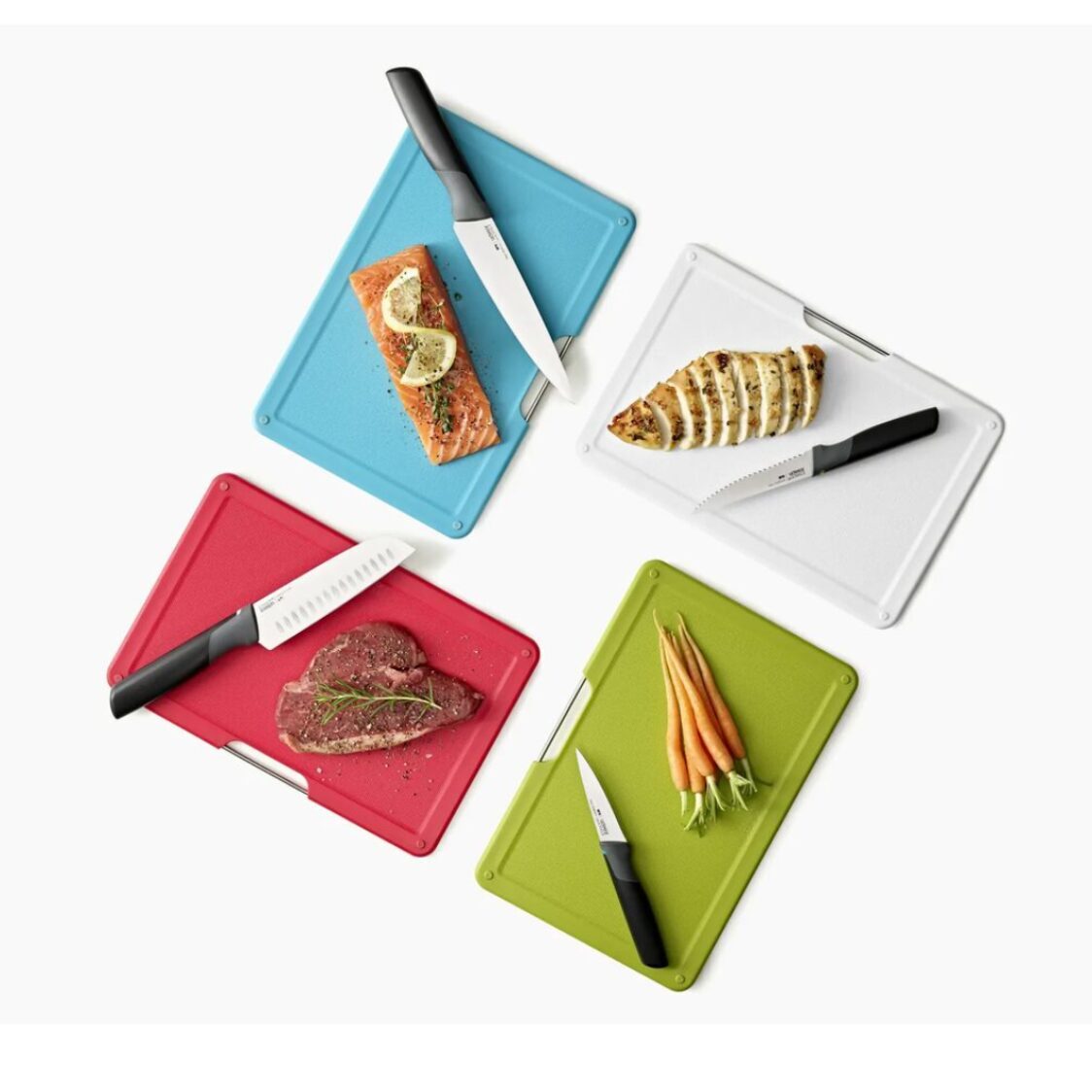 Joseph Joseph Folio Plus 8-piece Knife & Chopping Board Set