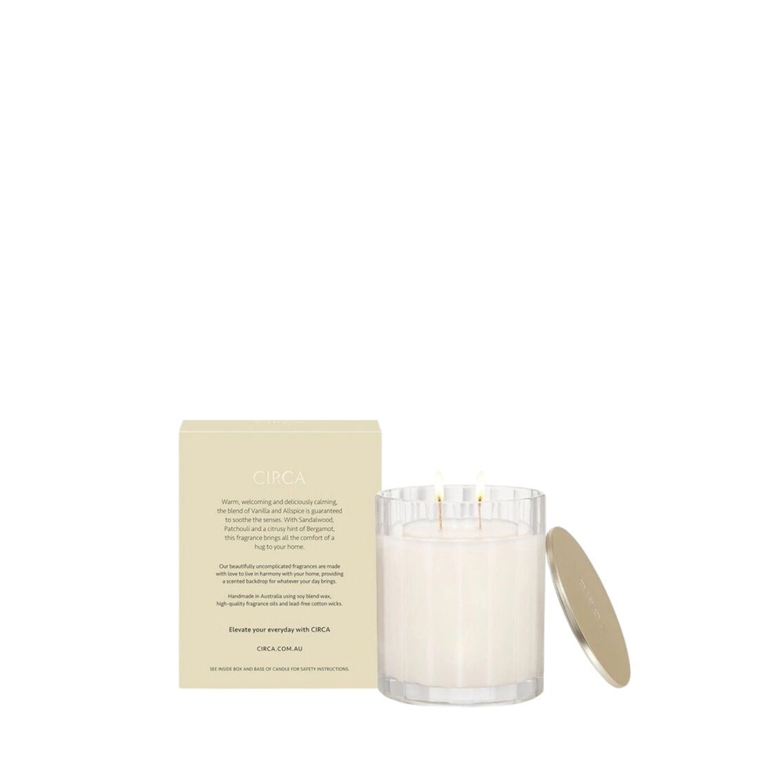 Circa Soy Candle 350g - Vanilla Bean & All Spice
