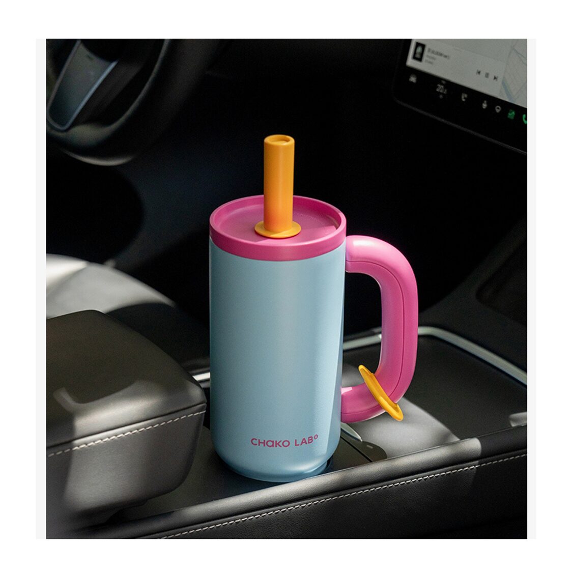 Chako Lab 1050ml Bawang Thermos Cup Blue