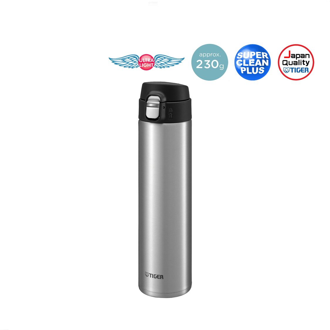 TIGER Ultra Light Double Stainless Steel Bottle 600ml