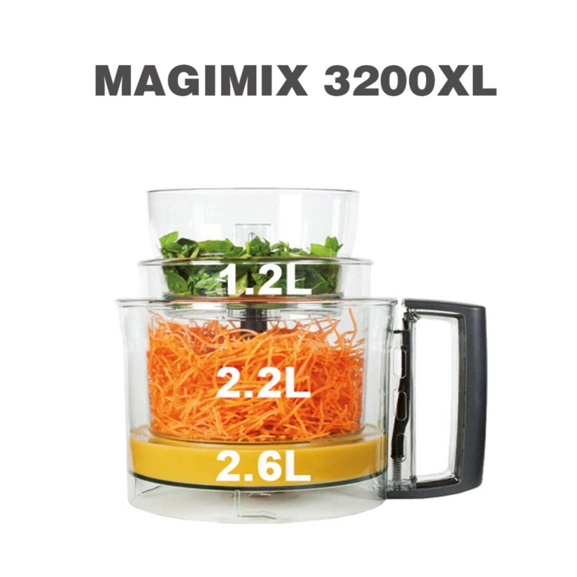 Magimix 3200Xl Multifunction Food Processor - Noir (MGMX023199)