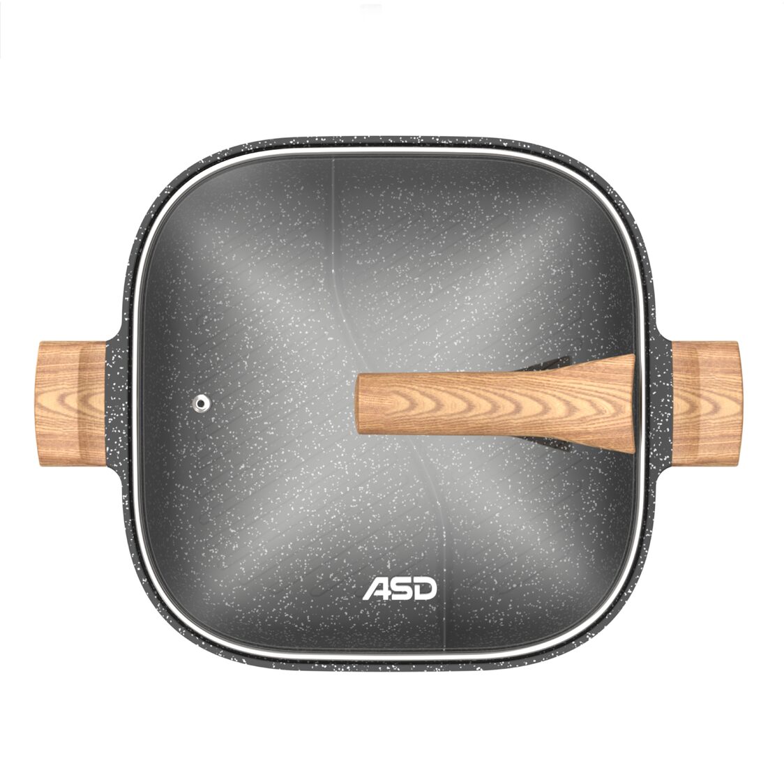 ASD Die Cast IH "Yuan-Yang" Steamboat 28cm - Square (HP28SB-SQ)