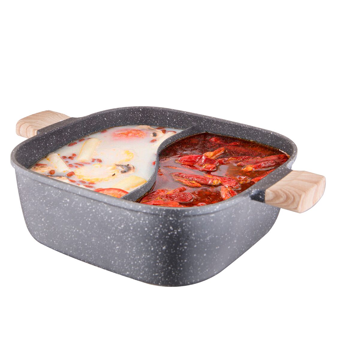 ASD Die Cast IH "Yuan-Yang" Steamboat 28cm - Square (HP28SB-SQ)