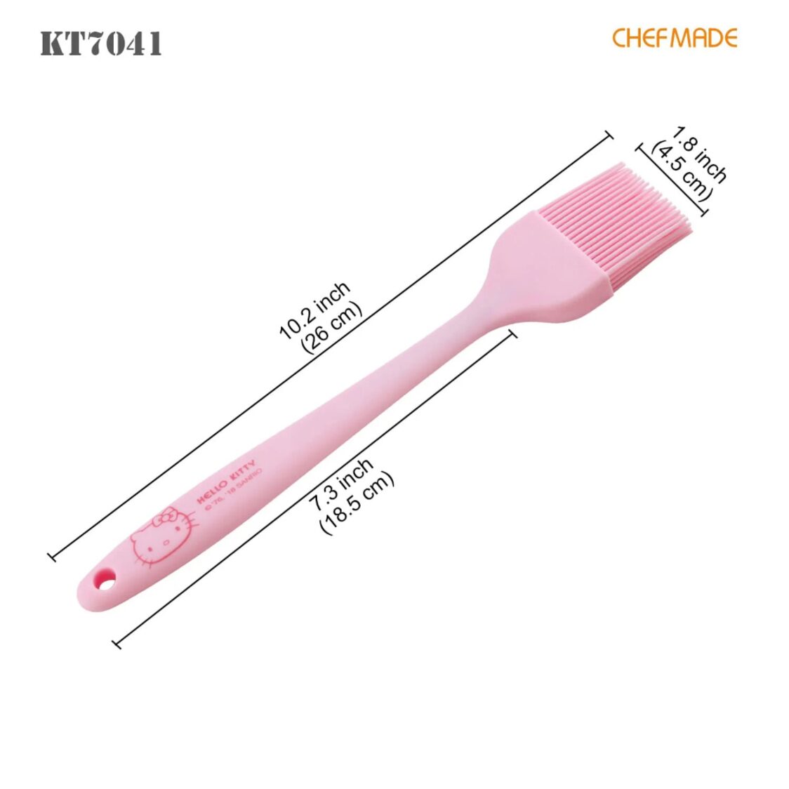 Chefmade Silicone Pastry Brush L26XW4.5xH1.4cm Hello Kitty (1898cm-KT7041)