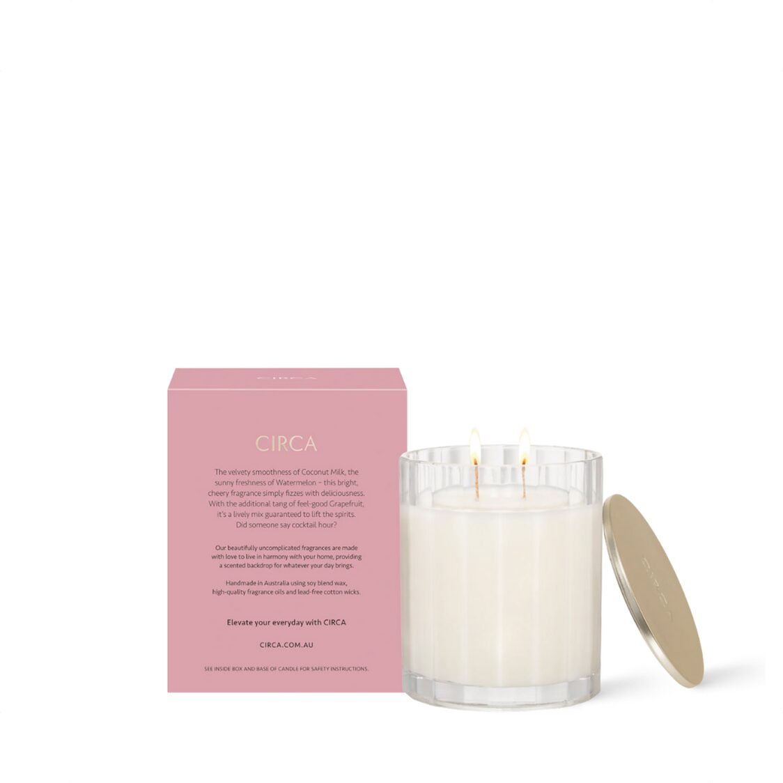 Circa Soy Candle 350g - Coconut & Watermelon