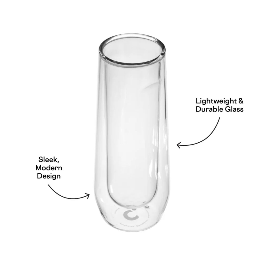 Corkcicle Flute Glass 2pcs Set