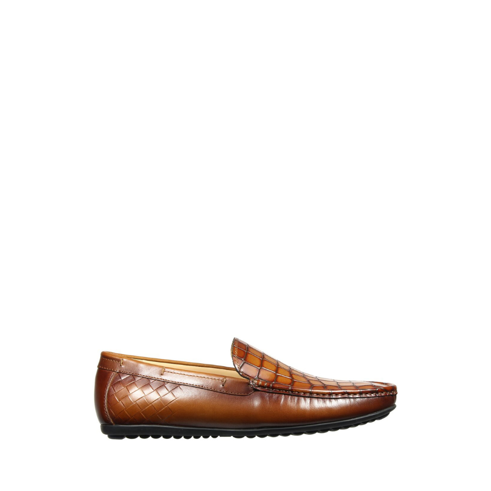 Frank Williams Men Shoes Slip-on Brown M011