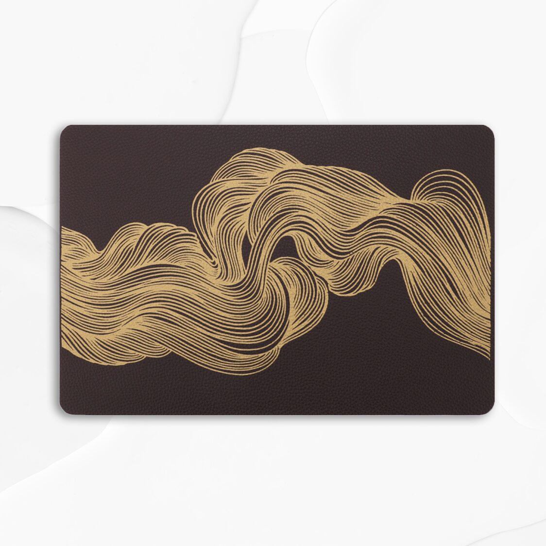 J. Rapee Wave Placemat Brown