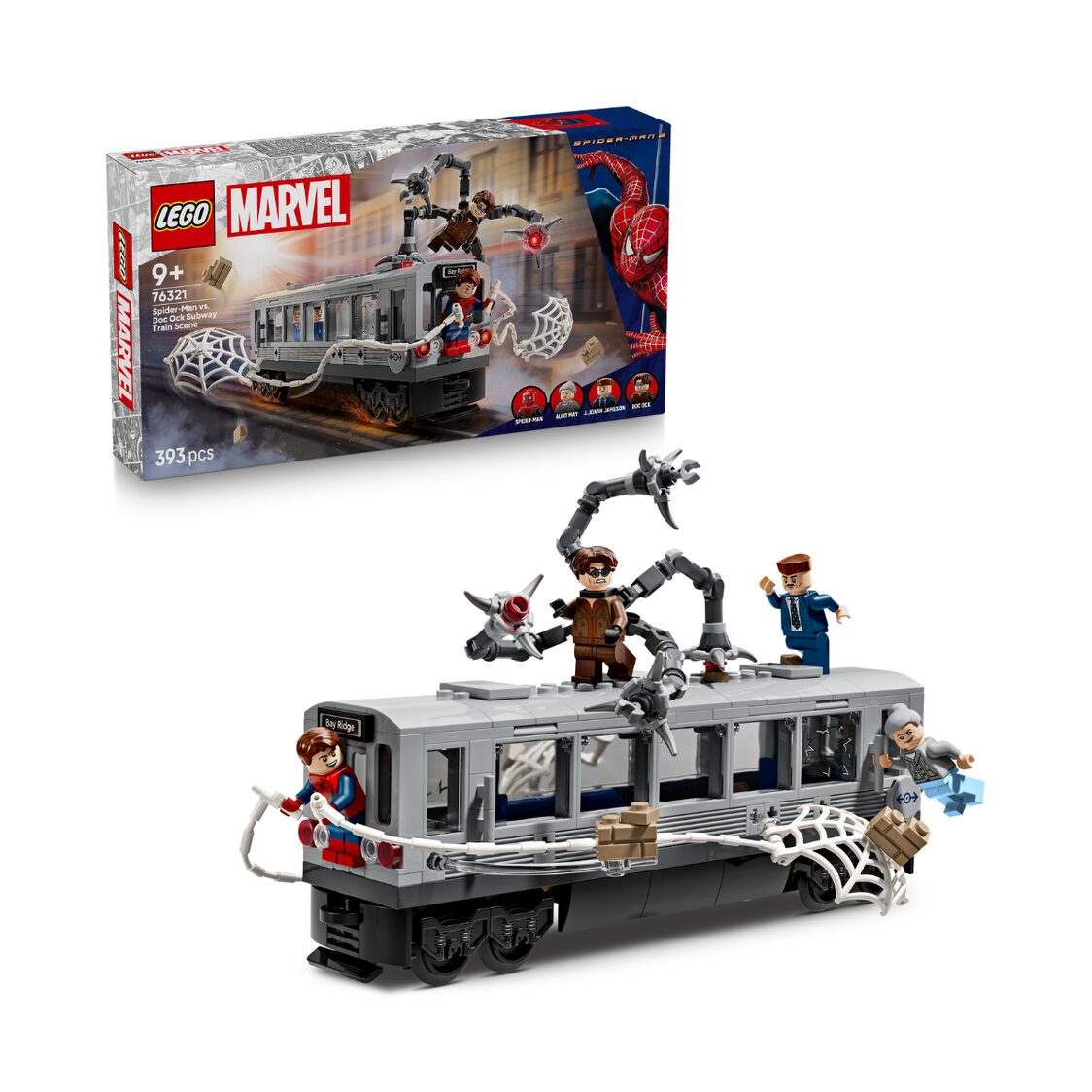 Lego Spider-Man vs. Doc Ock Subway Train Scene 76321