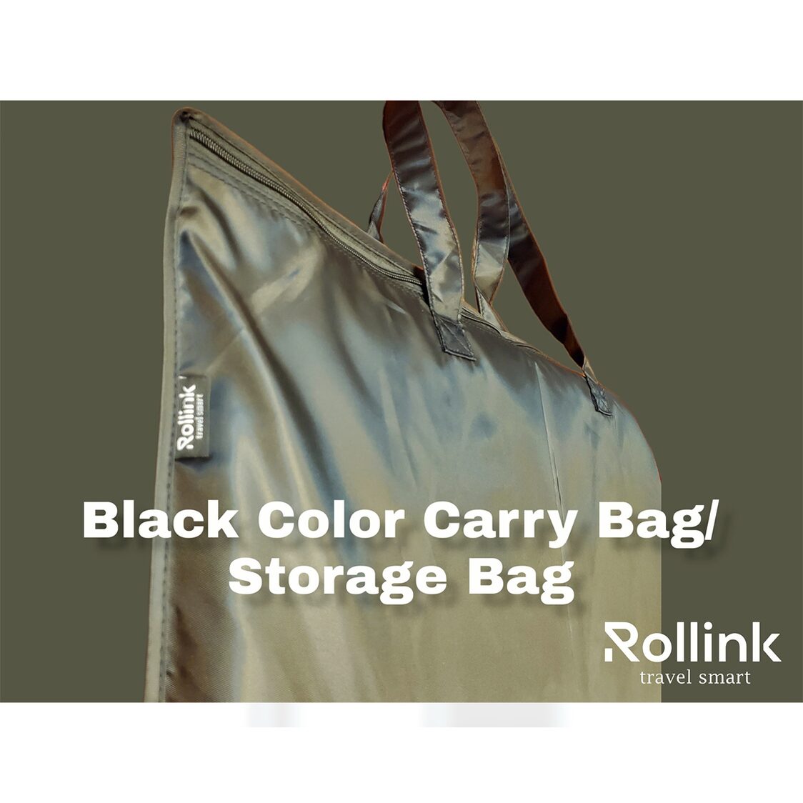 Rollink VEGA II Flex 21" Collapsible Carryon Suitcase - Warm Grey