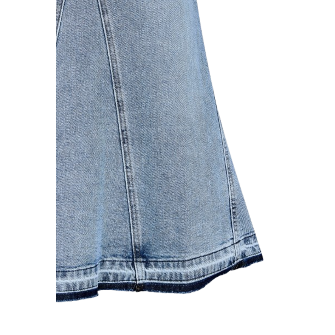 Voice Of Voices Mermaid Denim Flare Skirt Blue