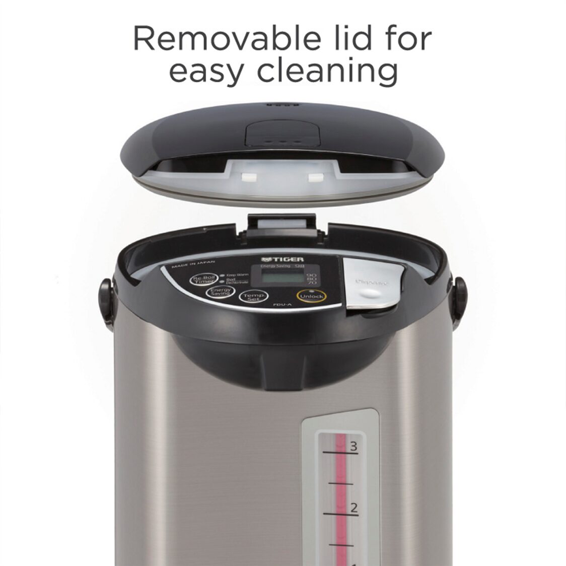 TIGER Electric Water Heater 3.0L / Free: Citric Acid Airpot Cleaner (PDU-A30S & PKS-0120)