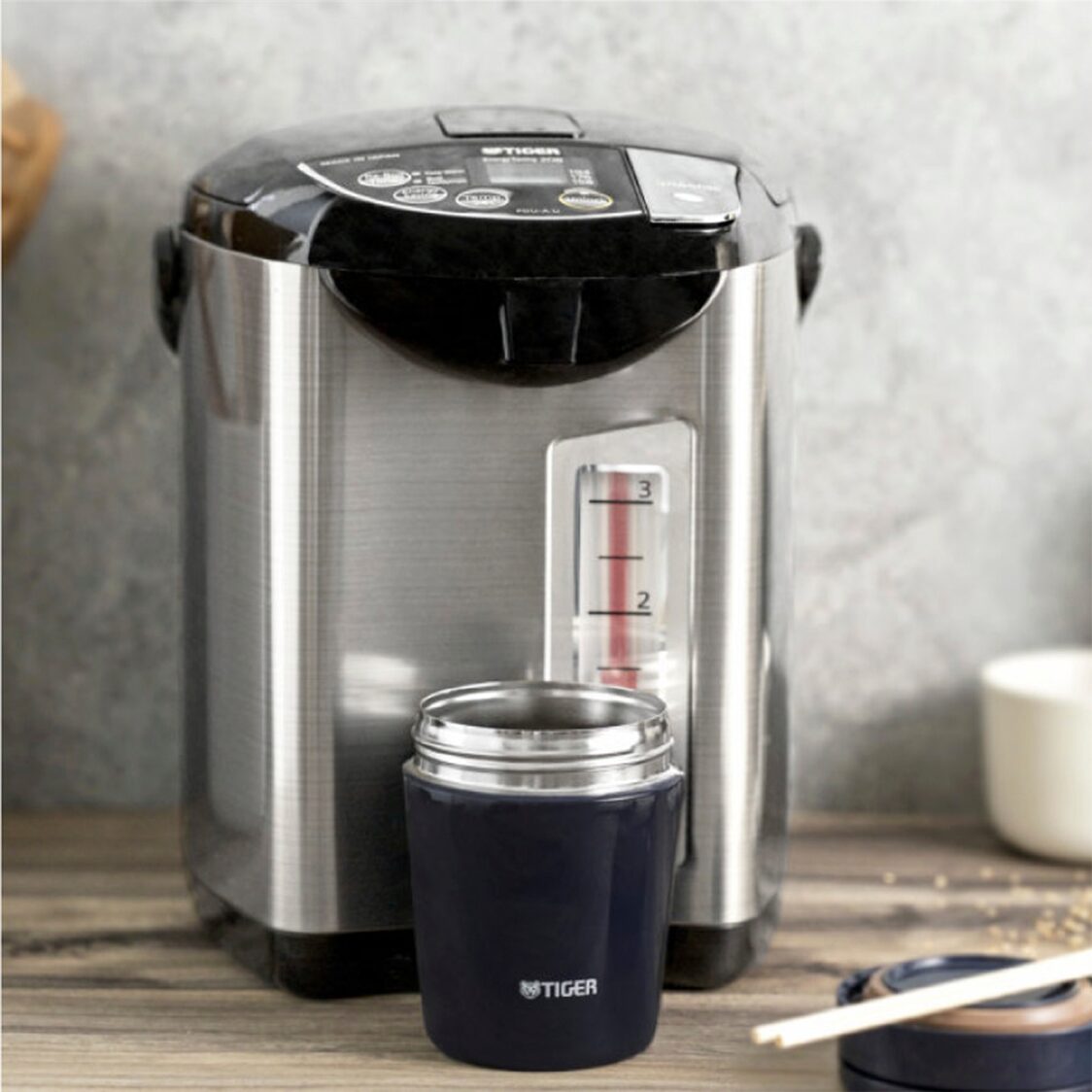 TIGER Electric Water Heater 3.0L / Free: Citric Acid Airpot Cleaner (PDU-A30S & PKS-0120)