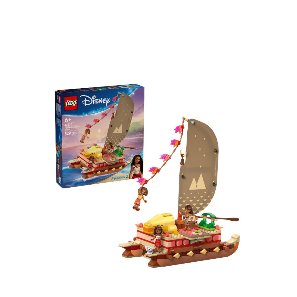 Lego Moana's Adventure Canoe 43270