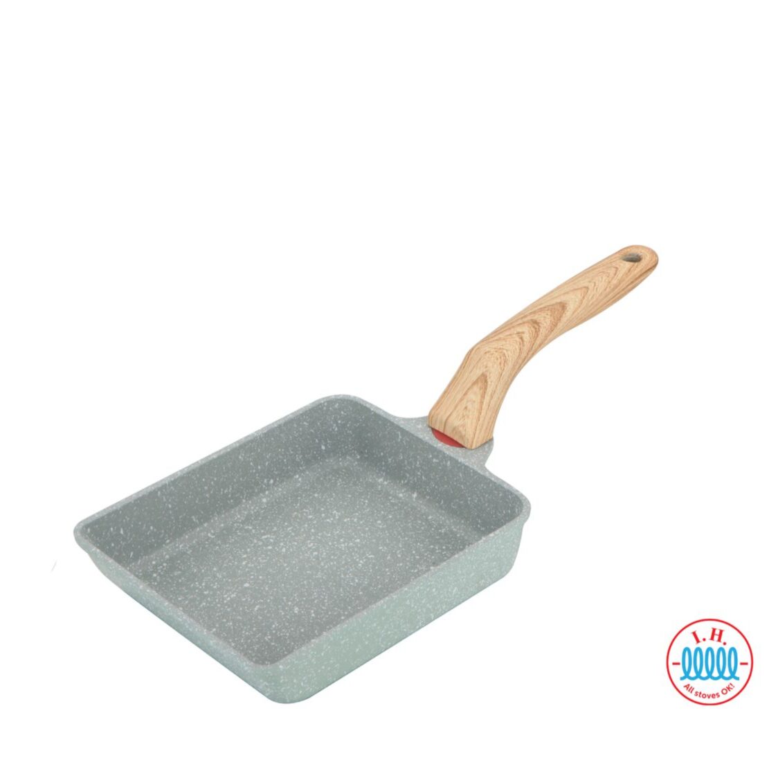 Endo Tamagoyaki IH Omelette Pan - Moss Green (E-TOP1)