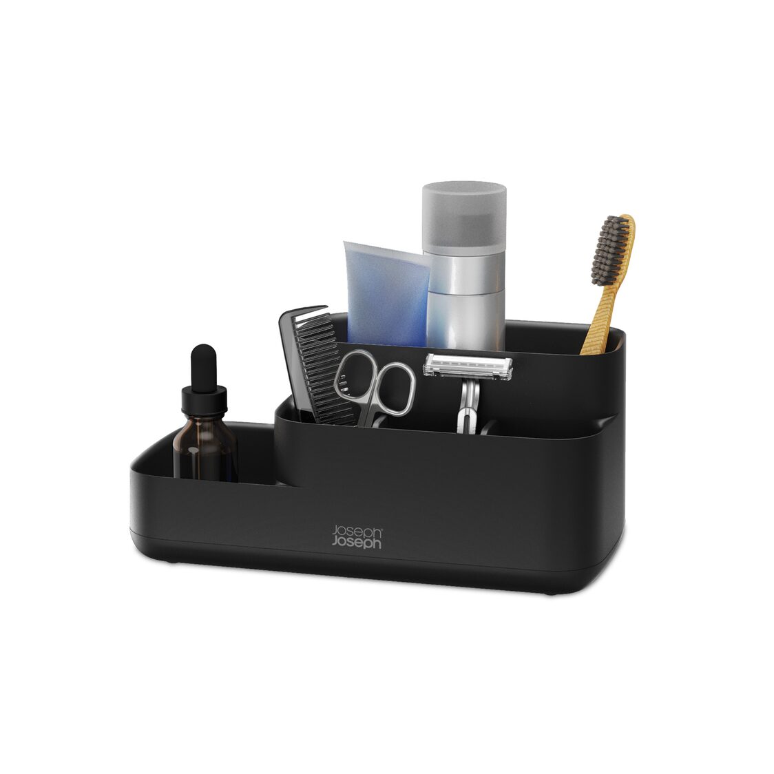 Joseph-Joseph EasyStore Matt Black Bathroom Storage Caddy