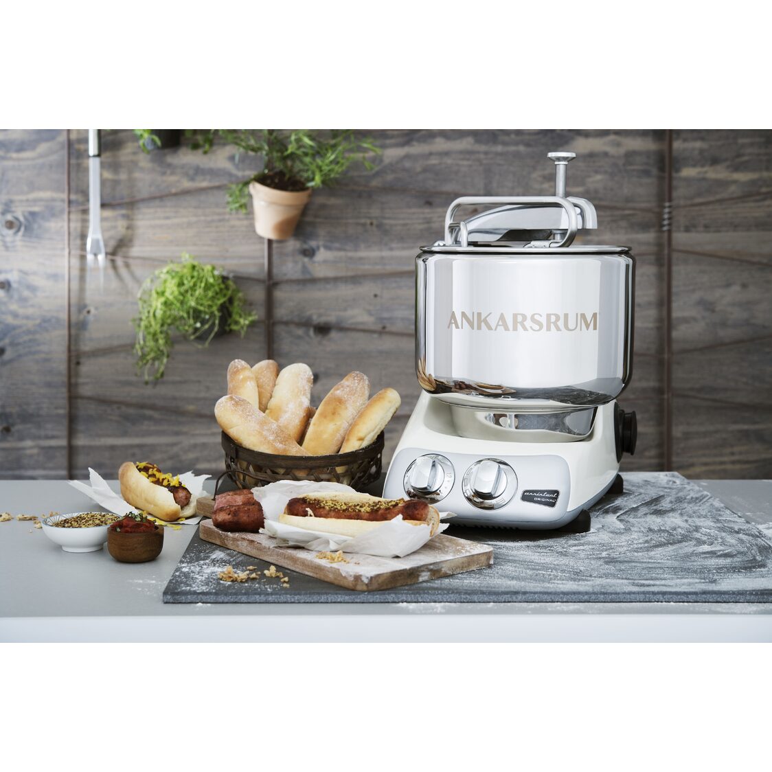 Ankarsrum Assistant Original Mixer-mineral White