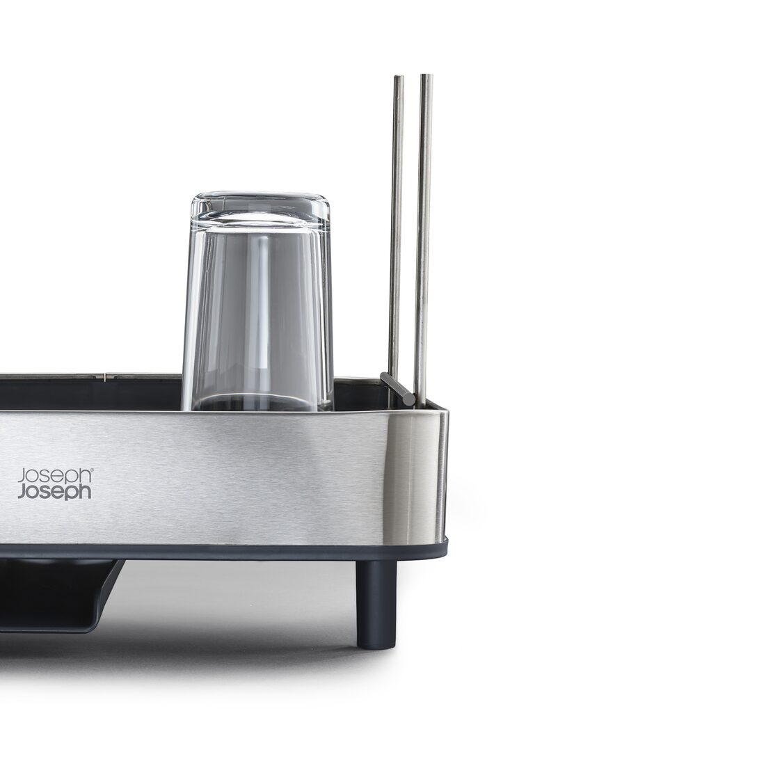 Joseph Joseph Excel Steel 2-tier Dish Rack - Grey - 851647