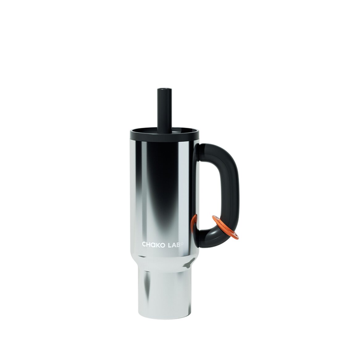 Chako Lab 1050ml Bawang Thermos Cup Mirror Black