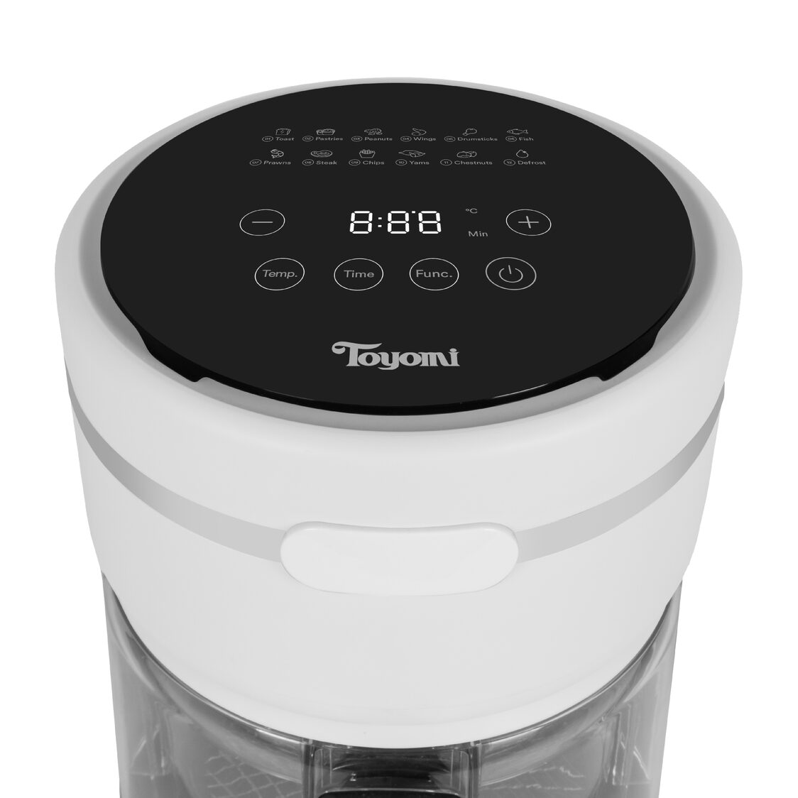 Toyomi 3.5L ClearView Air Fryer - White (AFG7126)