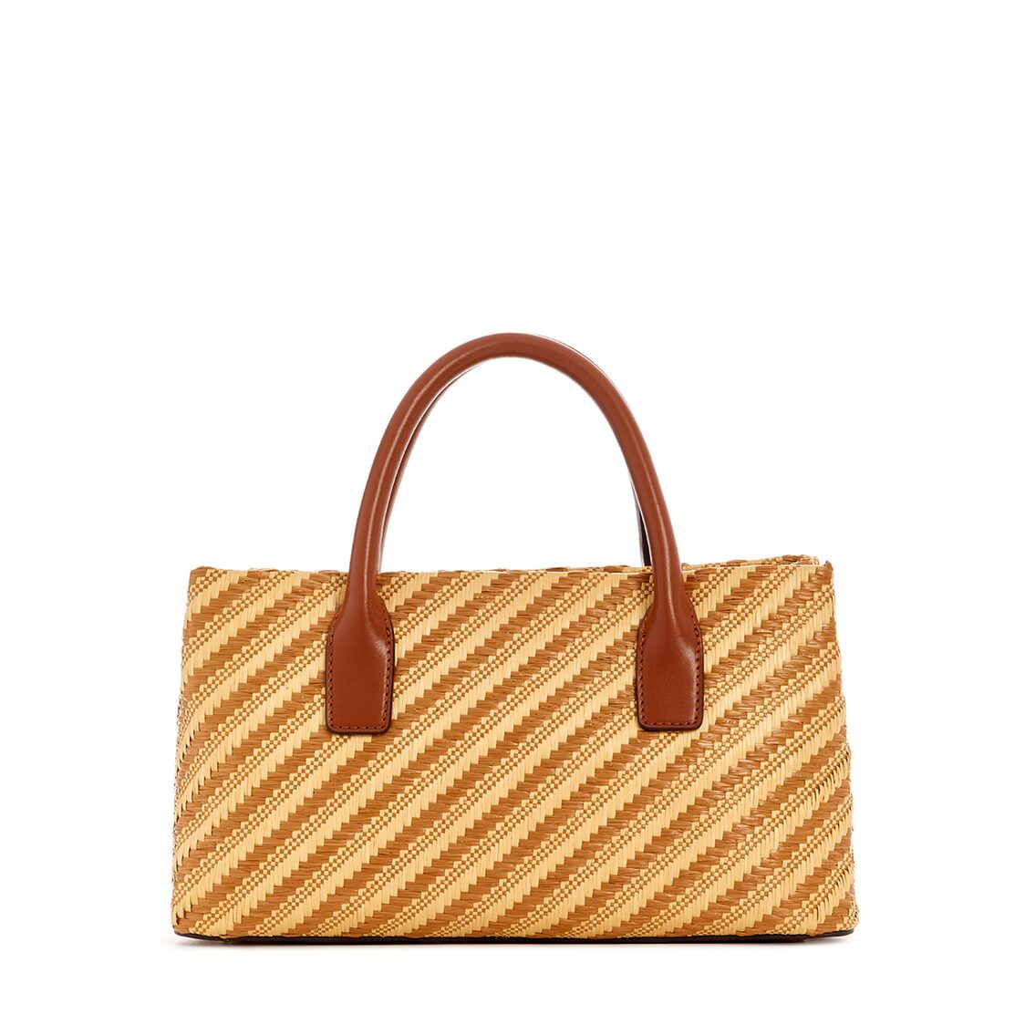 Guess Simona Small Satchel - Natural/Cognac