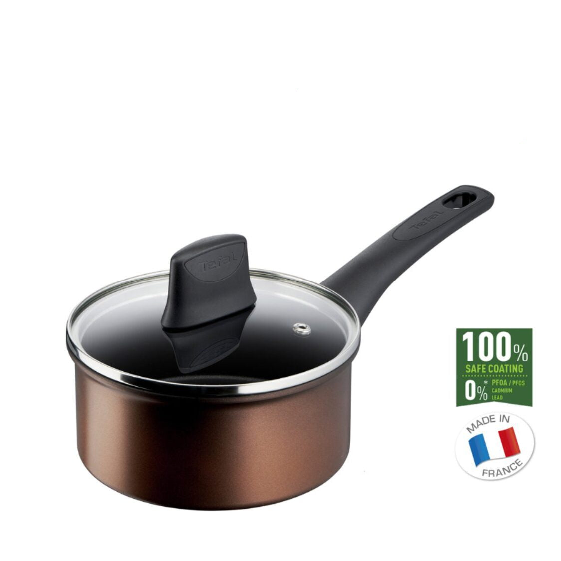 Tefal Resource 16cm Induction Saucepan With Glass Lid (G25322)
