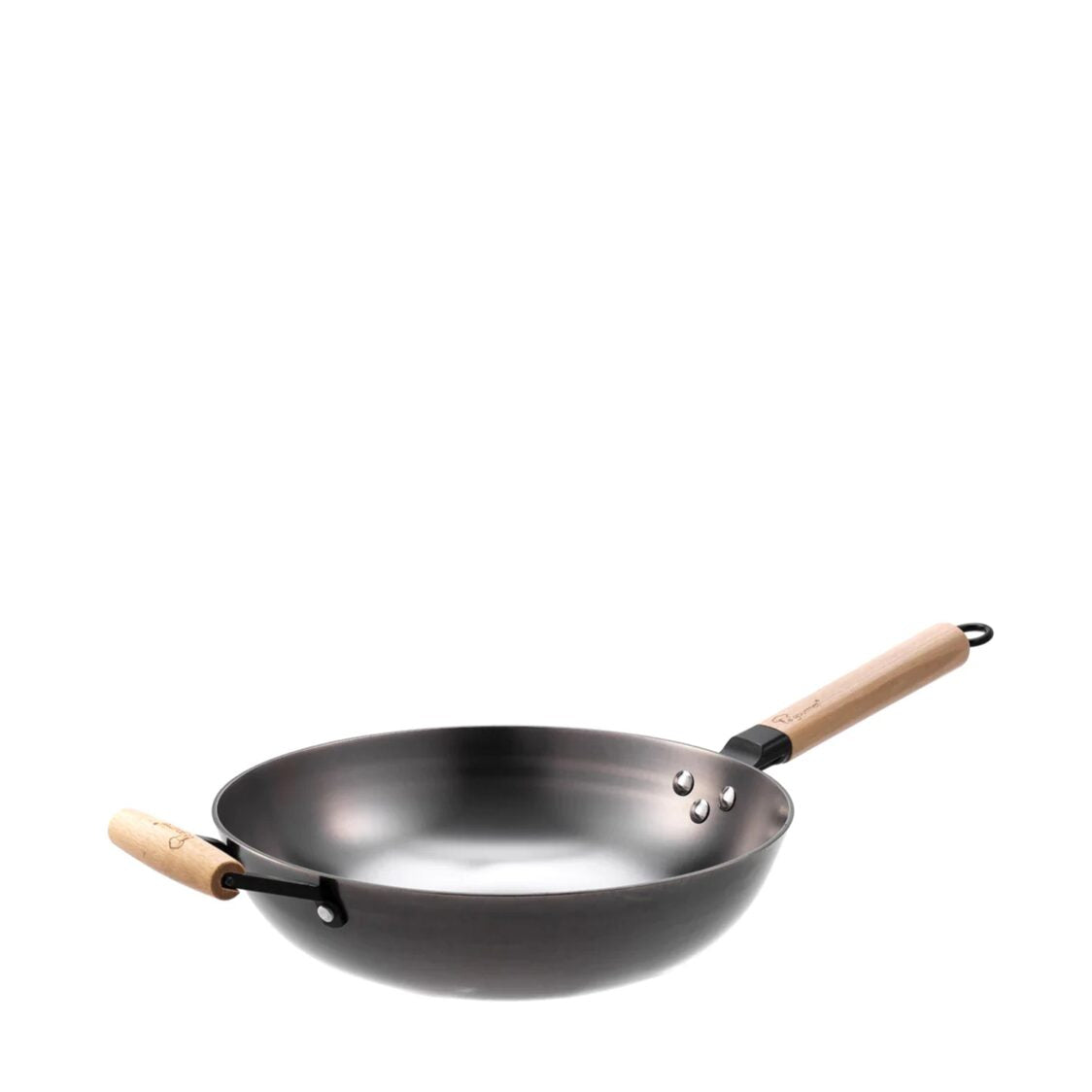 La Gourmet Nitrigan 30cm cast-Iron Open Wok (LGMCWCI347664)