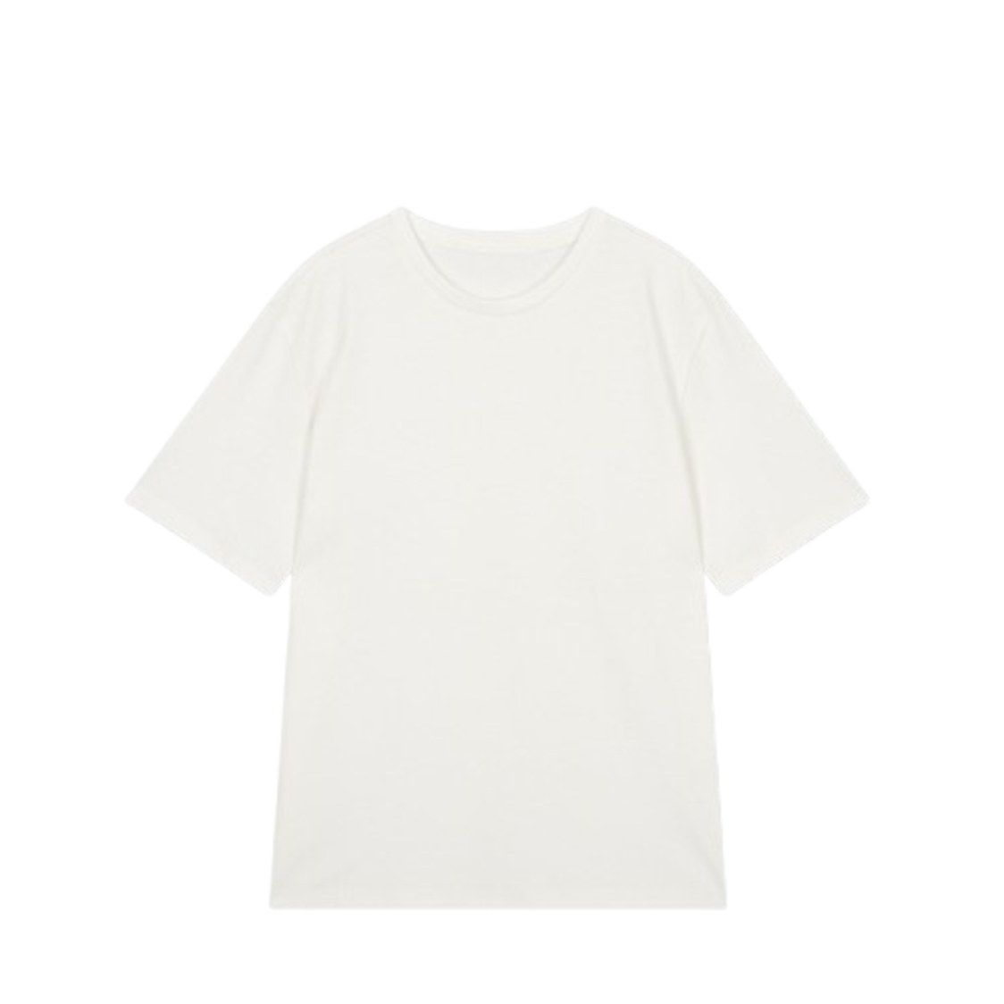 Jaju Women Smart Cotton Loose Fit Short Sleeve Lounge T-Shirt White