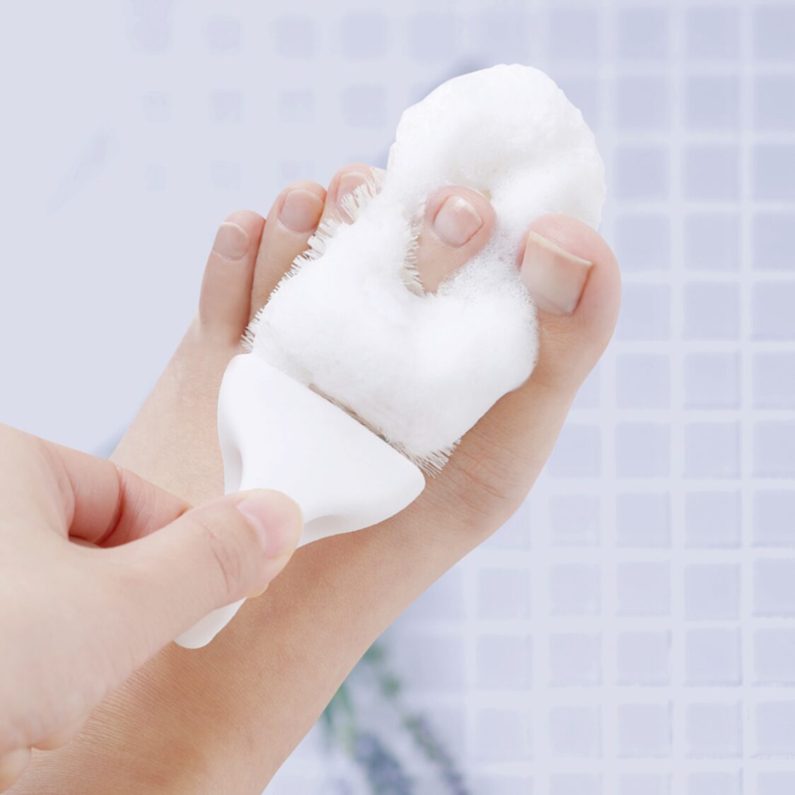 Marna Foot Care Brush- White