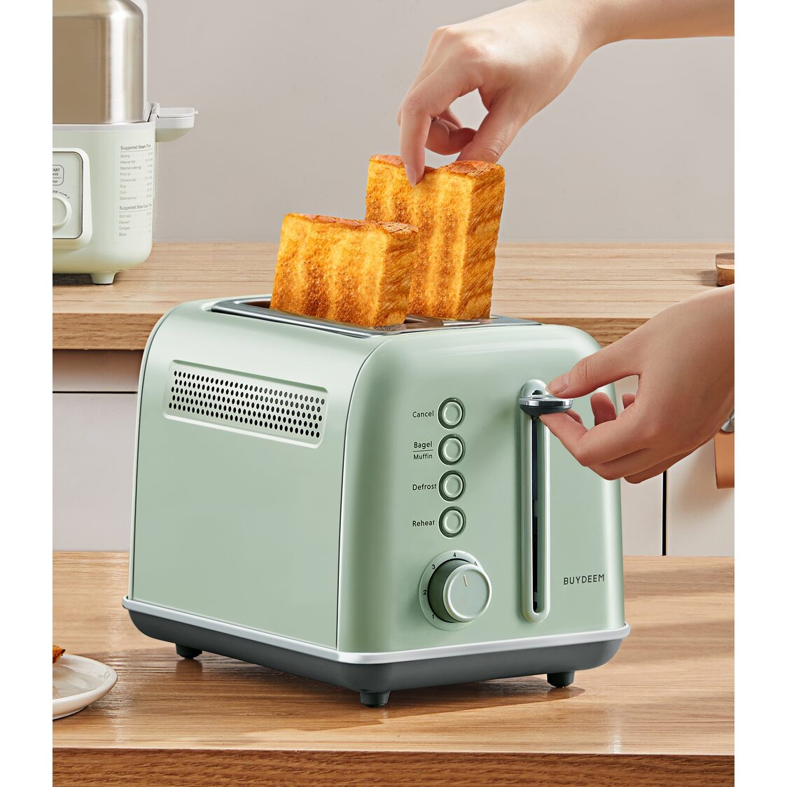 Buydeem 2-slice Toaster DT620E