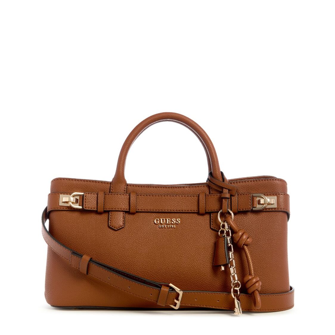 Guess Gregoria Girlfriend Satchel - Cognac