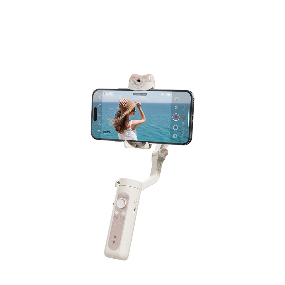 Hohem iSteady V2S 3-Axis Palm Smartphone Gimbal AI Visual Tracking White