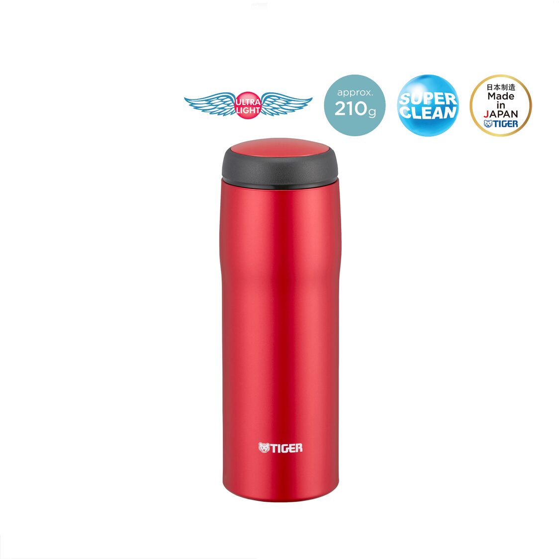 TIGER Double Stainless Steel Mug 480ml