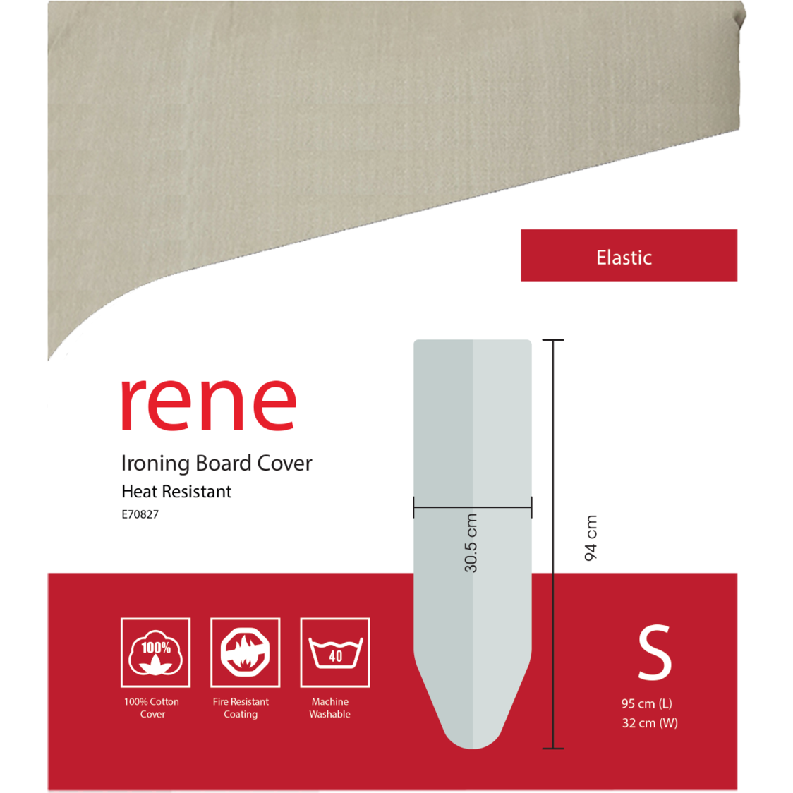 Rene Heat Resistant Baord Cover Classic