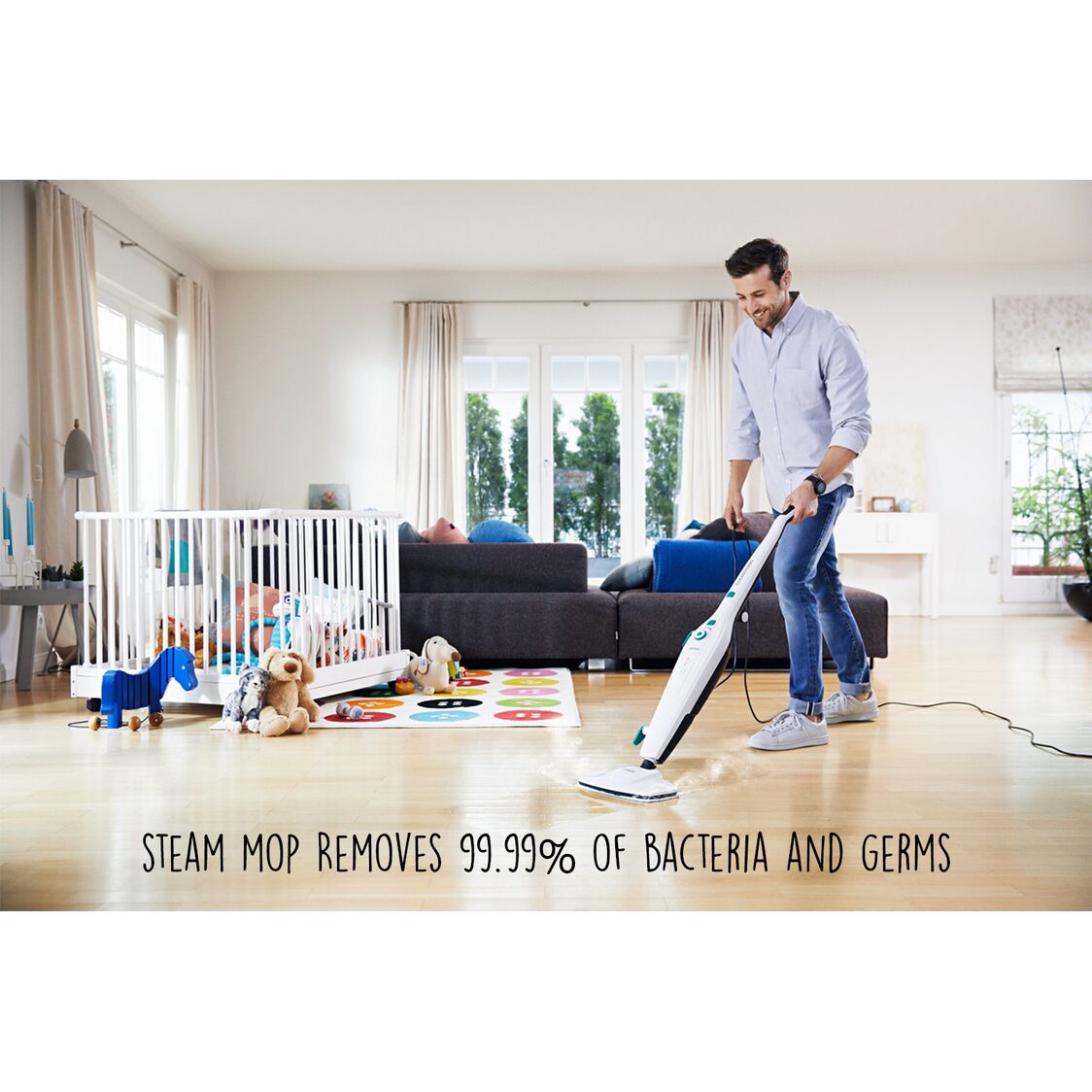 Leifheit Replacement Pad Steam Mop Clean Tenso 2-PC