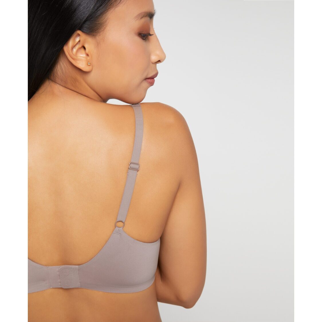 Pierre Cardin Next To Skin Seam Free Plunge Bralette Brown 209-2929