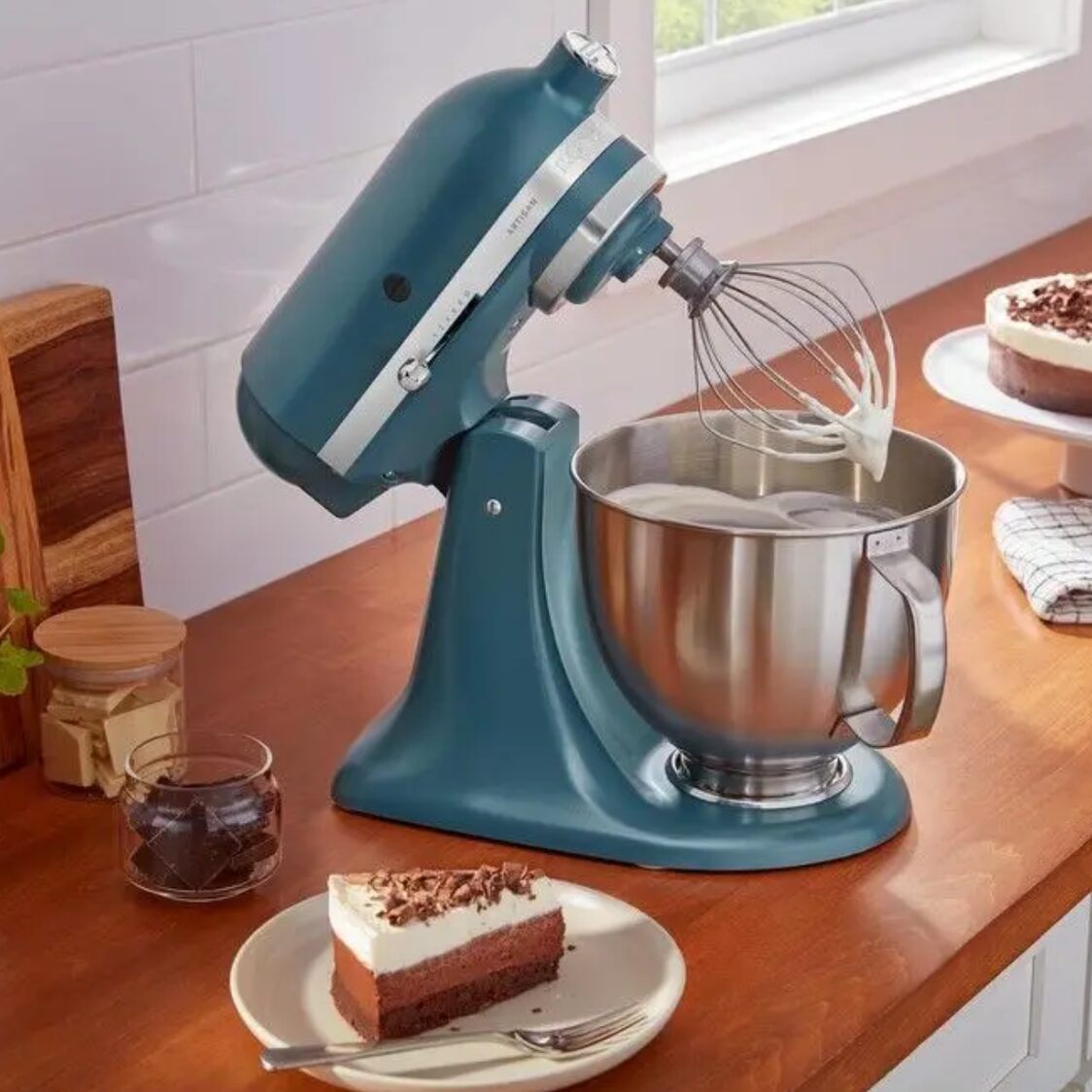 Kitchenaid Artisan® Tilt Head Stand Mixer with Premium Touchpoints 4.8L - Agave (5KSM193ADBAG)